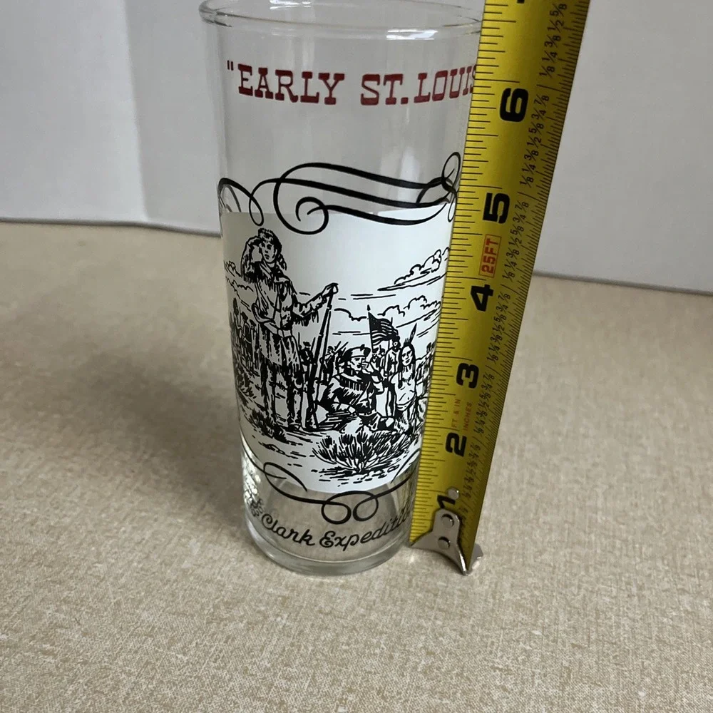 Lewis & Clark Expedition Glass Western History USA St Louis Frontier Exploring